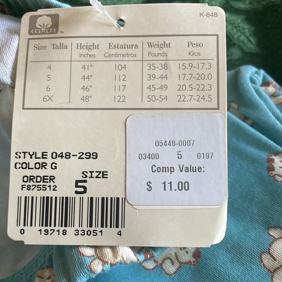 NWT Carters Girls leggings - Picture 3 of 3